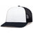 Pacific Headwear Trucker Snapback Cap | Pacific Headwear 104C White / Navy OSFM Caps