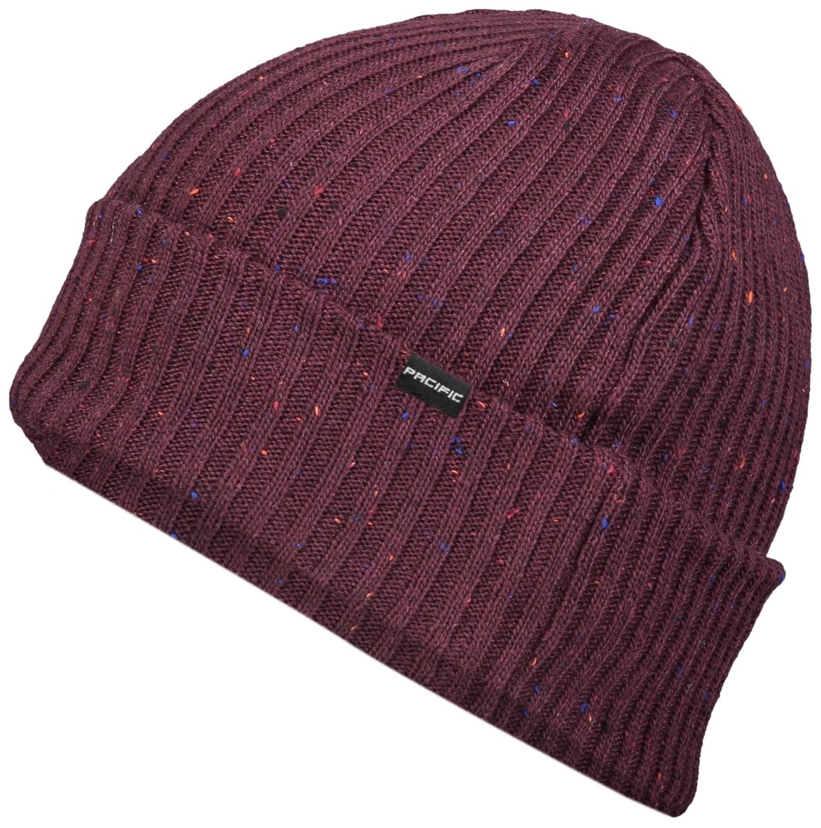 Pacific Headwear Tweed Beanie - Pacific Headwear P600K MAROON (HLW) OS
