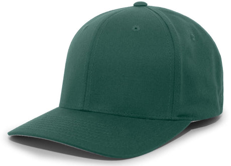 Pacific Headwear Twill Stretchfit Cap 430C DARK GREEN S/M