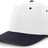 Pacific Headwear Twill Stretchfit Cap 430C WHITE/NAVY S/M