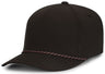 Pacific Headwear WEEKENDER CAP - Pacific Headwear P421 BLACK/BLACK/RED OS