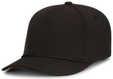 Pacific Headwear WEEKENDER CAP - Pacific Headwear P421 BLACK/BLACK/WHITE OS