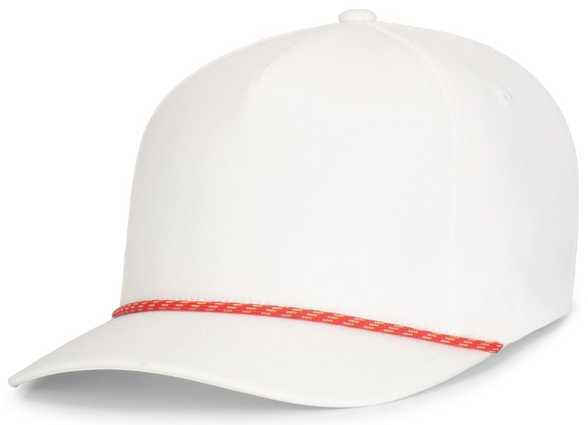 Pacific Headwear WEEKENDER CAP - Pacific Headwear P421 WHITE/RED/GOLD B01N OS