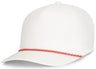 Pacific Headwear WEEKENDER CAP - Pacific Headwear P421 WHITE/RED/GOLD B01N OS