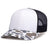 Pacific Headwear WEEKENDER DUCK CAMO TRUCKER SNAPBACK CAP - Pacific Headwear P686 BONE/LIGHT CHARCOAL/TIMBERLINE OS