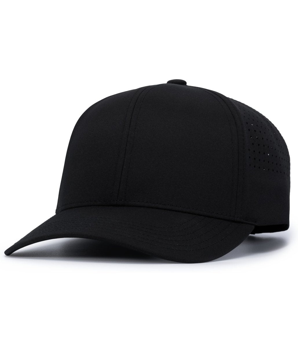 Pacific Headwear WEEKENDER LIGHTWEIGHT PERFORATED SNAPBACK - Pacific Headwear P413 BLACK OS