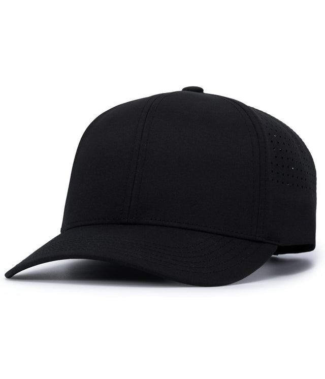 Pacific Headwear WEEKENDER LIGHTWEIGHT PERFORATED SNAPBACK - Pacific Headwear P413 BLACK OS