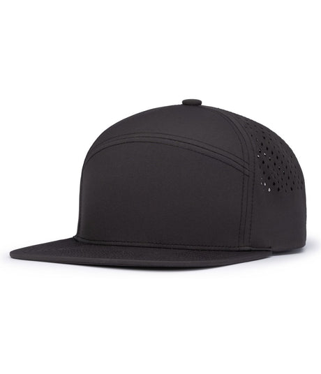 Pacific Headwear WEEKENDER PERFORATED 6 - PANEL ARCH CAP - Pacific Headwear P788 CHARCOAL OS
