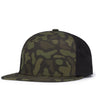 Pacific Headwear WEEKENDER PERFORATED 6 - PANEL ARCH CAP - Pacific Headwear P788 WOODLAND/BLACK/WOODLAND OS