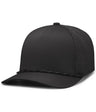 Pacific Headwear Weekender Perforated Snapback Cap - Pacific Headwear P424 BLACK/BLACK/WHITE OS