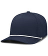 Pacific Headwear Weekender Perforated Snapback Cap - Pacific Headwear P424 NAVY/WHITE OS