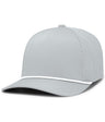 Pacific Headwear Weekender Perforated Snapback Cap - Pacific Headwear P424 SILVER/WHITE OS