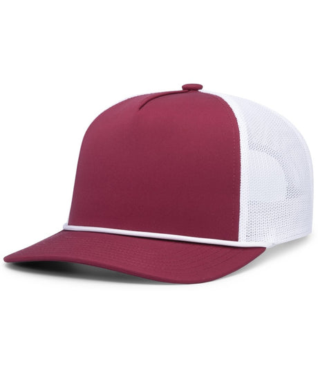 Pacific Headwear Weekender Trucker Cap - Pacific Headwear P423 BERRY/WHITE/BERRY OS
