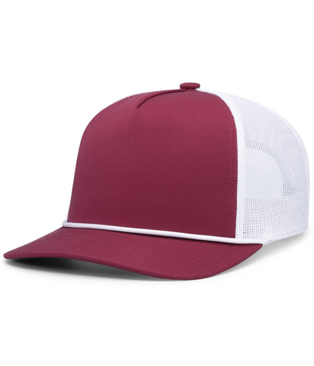Pacific Headwear Weekender Trucker Cap - Pacific Headwear P423 BERRY/WHITE/BERRY OS