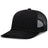 Pacific Headwear Weekender Trucker Cap - Pacific Headwear P423 BLACK/BLACK/WHITE OS