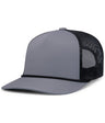 Pacific Headwear Weekender Trucker Cap - Pacific Headwear P423 GRAPHITE/BLACK/GRAPHITE OS