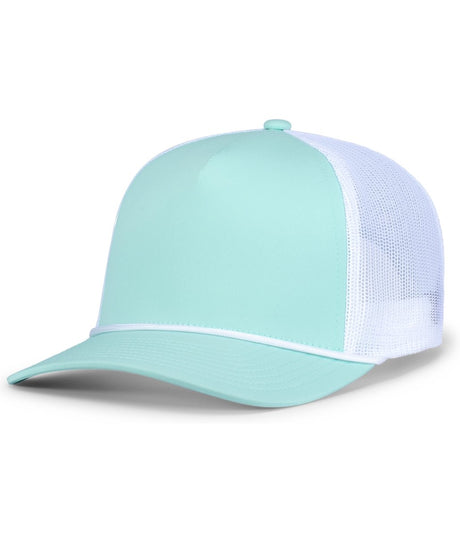 Pacific Headwear Weekender Trucker Cap - Pacific Headwear P423 JELLY MINT/WHITE OS