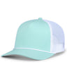 Pacific Headwear Weekender Trucker Cap - Pacific Headwear P423 JELLY MINT/WHITE OS