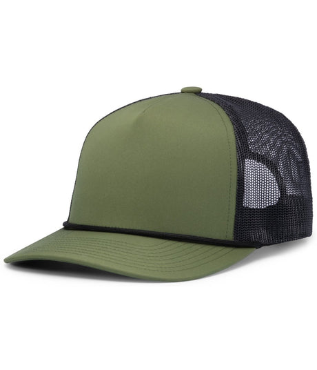 Pacific Headwear Weekender Trucker Cap - Pacific Headwear P423 MOSS/LT CHARCOAL/MOSS OS