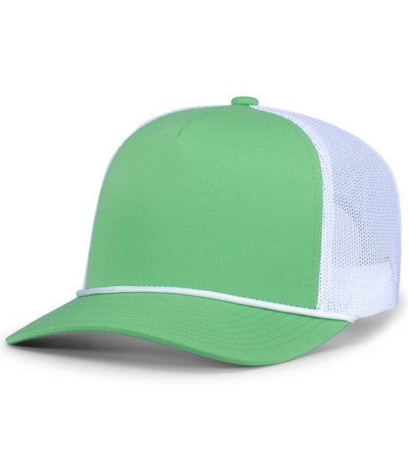 Pacific Headwear Weekender Trucker Cap - Pacific Headwear P423 RETRO GREEN/WHITE OS