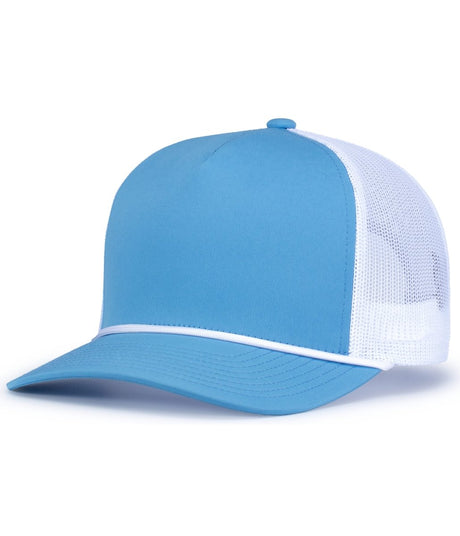 Pacific Headwear Weekender Trucker Cap - Pacific Headwear P423 TRANQUIL BLUE/WHITE OS