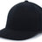 Pacific Headwear Wool Combo Umpire Flexfit® Cap - Pacific Headwear 855U BLACK S/M