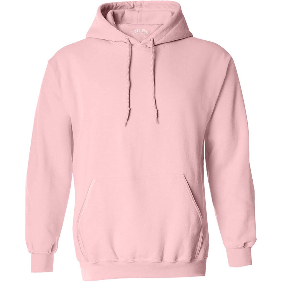 Joe's USA Men's Tall Pullover Hooded Sweatshirt Joe's USA Large Tall Pale Pink