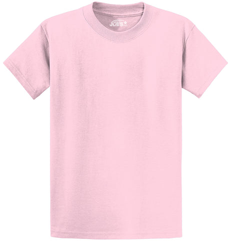Joe's USA Mens Heavyweight Wholesale 6.1-ounce, 100% Cotton T-Shirt - Pale Pink - JUSA T-Shirts Joe's USA Pale Pink S