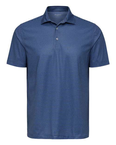 Paragon Men's Aiken Striped Polo - Paragon 155 Blue Heather/ Navy S