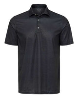 Paragon Men's Aiken Striped Polo - Paragon 155 Charcoal Heather/ Black S