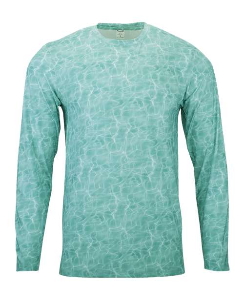 Paragon Men's Belize Sublimated Long Sleeve T-Shirt - Paragon 230 Emerald Water XS Long Sleeve T-Shirts