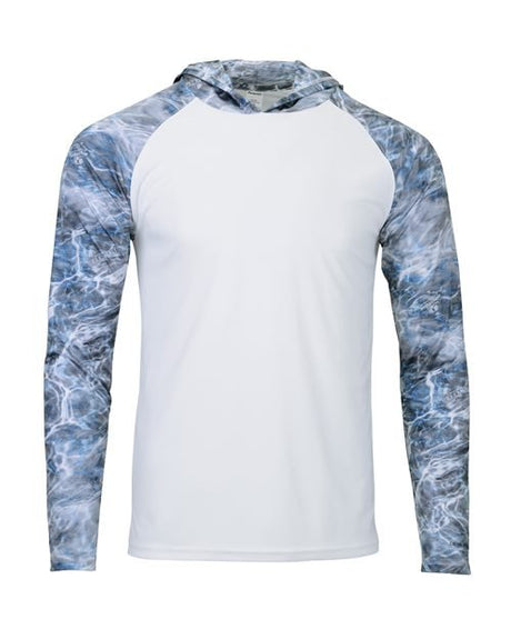 Paragon Men's Biloxi Performance Colorblocked Hooded Sweatshirt - Paragon 241 Steelhead XS Sweatshirts