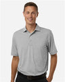 Paragon Men's Bohemian Striped Heather Performance Polo - Paragon 162 Black Heather S