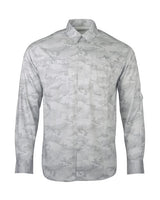 Paragon Men's Buxton Sublimated Fishing Shirt - Paragon 709 Aluminum S