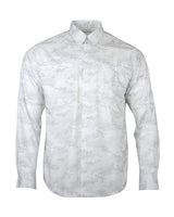 Paragon Men's Buxton Sublimated Fishing Shirt - Paragon 709 White S