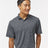 Paragon Men's Dakota Striated Heather Polo - Paragon 130 Black Heather S
