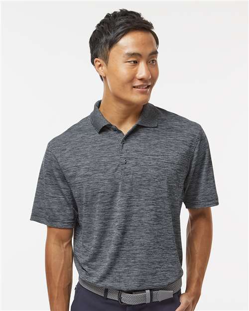 Paragon Men's Dakota Striated Heather Polo - Paragon 130 Black Heather S