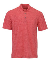 Paragon Men's Dakota Striated Heather Polo - Paragon 130 Crimson Heather S