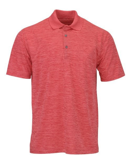 Paragon Men's Dakota Striated Heather Polo - Paragon 130 Crimson Heather S