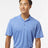 Paragon Men's Dakota Striated Heather Polo - Paragon 130 Peri Blue Heather S