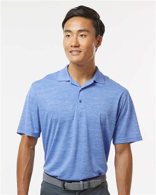 Paragon Men's Dakota Striated Heather Polo - Paragon 130 Peri Blue Heather S