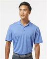 Paragon Men's Dakota Striated Heather Polo - Paragon 130 Peri Blue Heather S