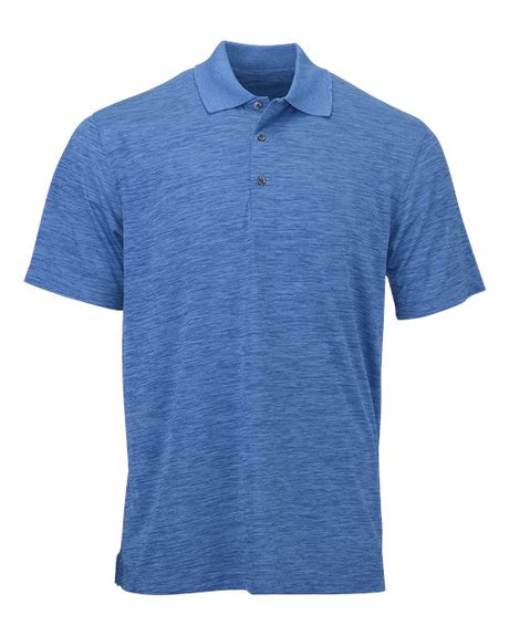 Paragon Men's Dakota Striated Heather Polo - Paragon 130 Sky Blue Heather S