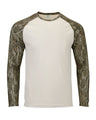 Paragon Men's Jackson Mossy Oak Colorblocked Long Sleeve T-Shirt - Paragon 236 Bottomland XS Long Sleeve T-Shirts