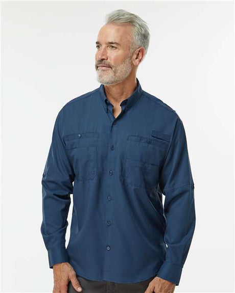 Paragon Men's Kitty Hawk Performance Fishing Shirt - Paragon 702 Navy S