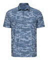 Paragon Men's Newport Camo Polo - Paragon 170 Blue Camo S