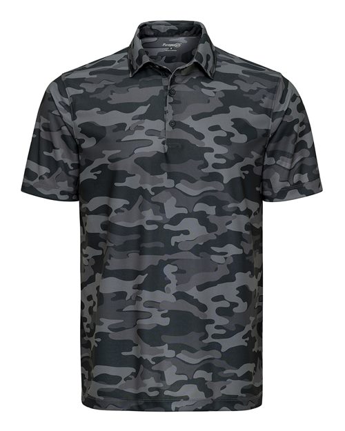 Paragon Men's Newport Camo Polo - Paragon 170 Dark Camo S
