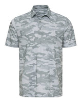 Paragon Men's Newport Camo Polo - Paragon 170 Grey Camo S