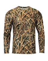 Paragon Men's Oxford Performance Camo Print Long Sleeve T-Shirt - Paragon 237 Shadow Grass XS Long Sleeve T-Shirts