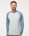Paragon Men's Panama Colorblocked Long Sleeve T-Shirt - Paragon 231 Grey Water XS Long Sleeve T-Shirts